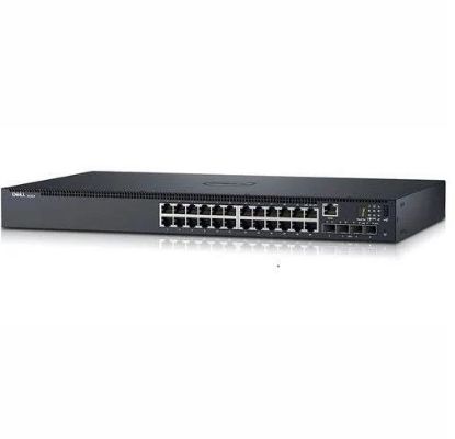 Picture of N3024ET-ONF Dell EMC Networking N3024et-on - Switch - 24 Ports - Managed - Rack-Mountable. Refurbished.