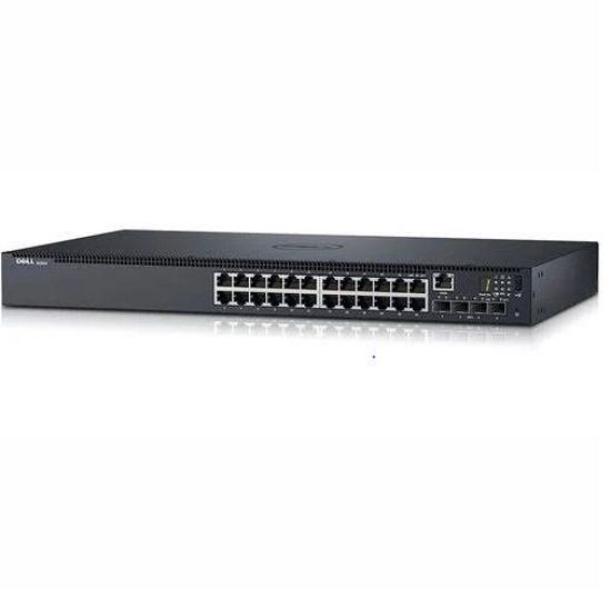 Picture of N3024ET-ONF Dell EMC Networking N3024et-on - Switch - 24 Ports - Managed - Rack-Mountable. Refurbished.