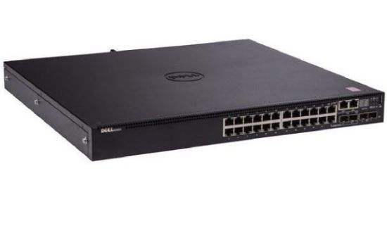 Picture of N3048EP-ON Dell 48-Ports Switch Managed RJ-45 With 2x10 Gigabit Rack-Mountable. Refurbished.