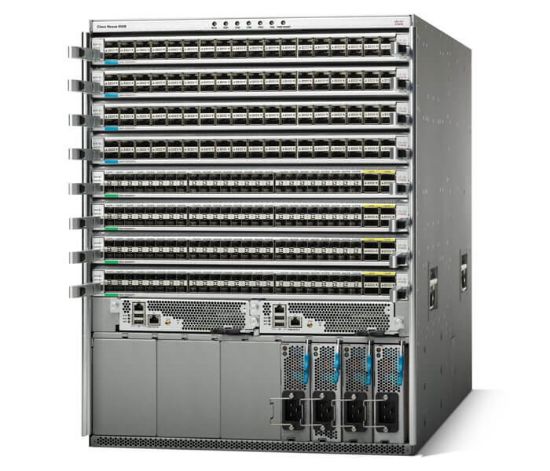Picture of N9K-C9508-B2 Cisco Nexus 9508 Switch Chassis | New Bulk Pack