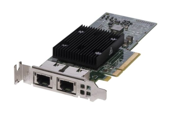 Picture of NC5VD Dell Broadcom BCM57416 Dual Port 10GB PCI-E Ethernet Low Profile NIC. Refurbished.