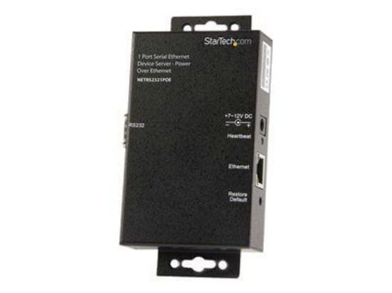 Picture of NETRS2321POE StarTech 1 Port RS232 Serial Ethernet-Device Server | Brand New 3 Years Warranty