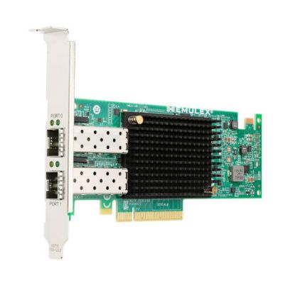 Picture of OCE14102-UM Emulex 10GB Dual Port SFP+Pcie 3.0 CNA SRO Adapter. New Factory Sealed 3 Years Emulex Warranty.