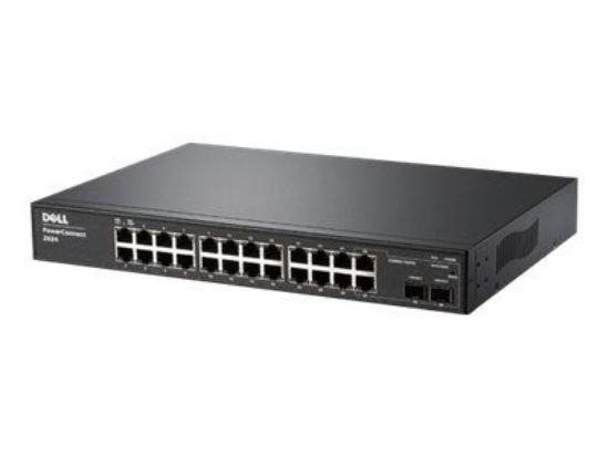 Picture of OCT4H Dell Powerconnect 2824 Ethernet 24 Port Managed Switch. Refurbished.