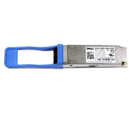 Picture of Q28-100G-LR4-LITE Dell 100 Gbase-LR4 QSFP28 1310NM 2KM Transceiver. Refurbished.