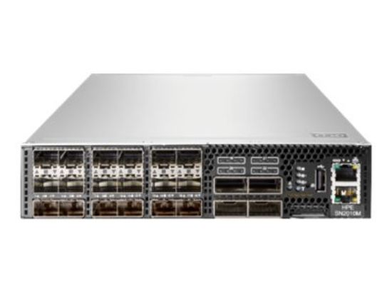 Picture of Q9E63A HPE SN2010M 25GBE 18sfp28 4qsfp28 Power To Connector 24 Ports Switch | New Bulk Pack