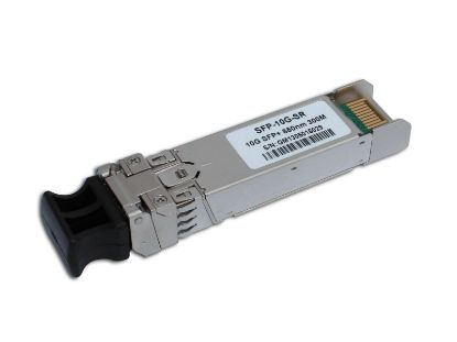 Picture of QFX-SFP-10GE-SR Juniper Networks Enhanced Small form-factor pluggable 10 Gbase-SR 10GB Enet Cpnt Optics 850NM F/ 1-300M Transmission. New Factory Sealed 3 Years Juniper Warranty.