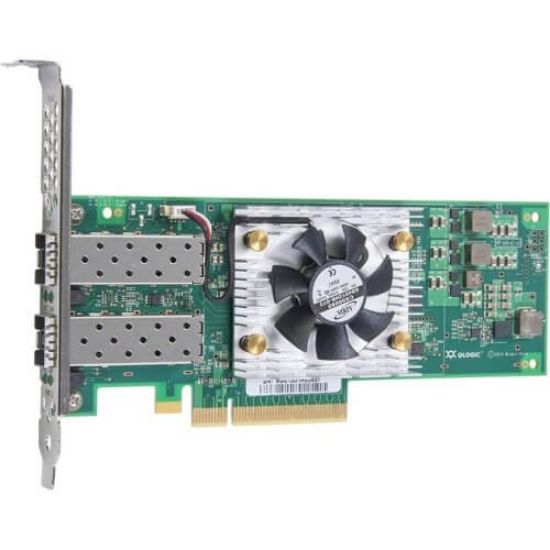Picture of QL45611HLCU-CK Qlogic 100GB Sgl Pt Gen3 Qsfp+ Pcie Network Interface Card. New Bulk Pack.