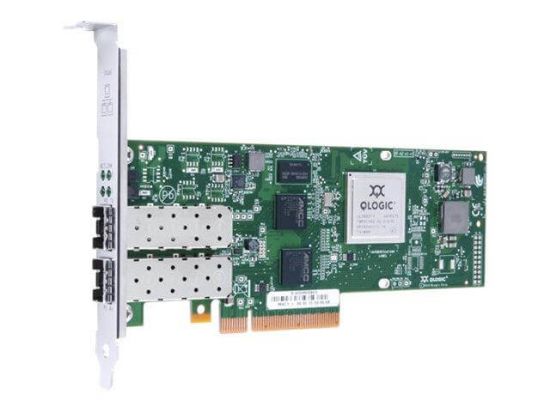 Picture of QLE8242-CU Qlogic Dual-Port Network Adapter,Pci Express 2.0 X8 Low Profile ,10 Gigabit Ethernet. Refurbished.
