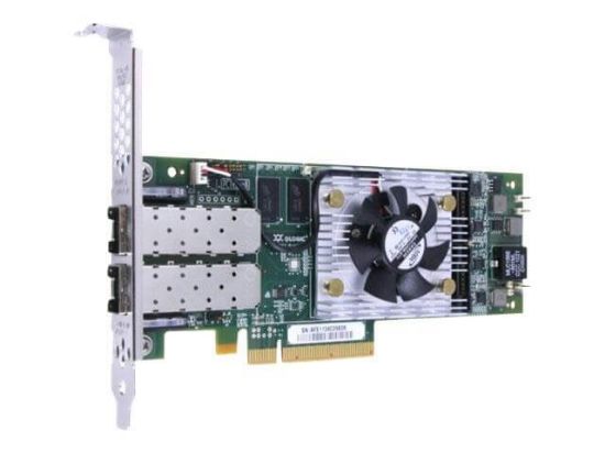 Picture of QLE8362-CU-CK Qlogic Network Adapter Pci Express. New Factory Sealed 3 Years Qlogic Warranty.