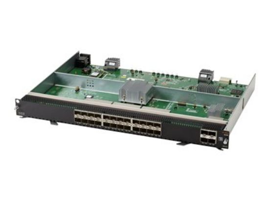 Picture of R0X43A HPE Aruba 6400 Expansion Module 100MB Lan///25 Gigabit LAN/50 Gigabit Lan. Refurbished.