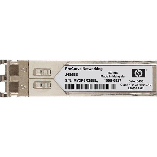 Picture of R1N47A HP 100GB QSFP 28 Mpo SR4 100M Transceiver. Refurbished.