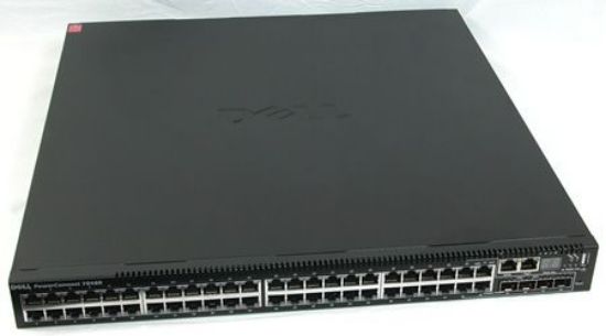 Picture of R7M47 Dell Powerconnect 7048P 48PT Gigabit POE 4PT SFP Layer 3 Switch. Refurbished.