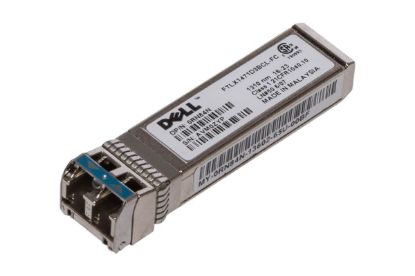 Picture of RN84N Dell SFP+ Short Range Optical 10GB Tranceiver LC Connector. Refurbished.