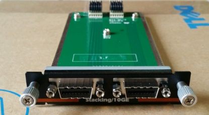 Picture of RNDV3 Dell Powerconnect Dual Port 10GBE CX4 Stacking Module. Refurbished.