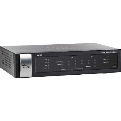 Picture of RV320-K9-NA Cisco Small Business RV320 Dual WAN VPN Router | Refurbished