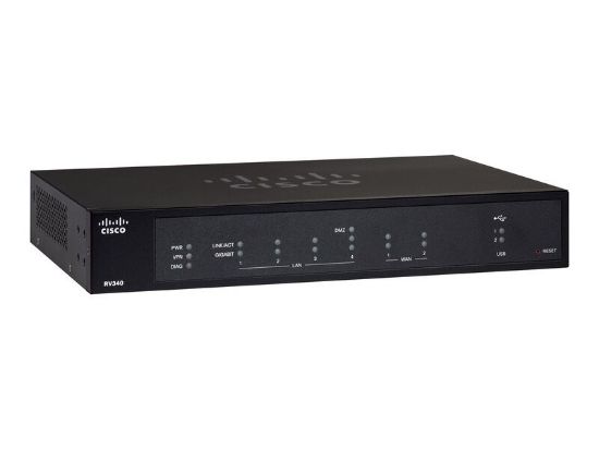Picture of RV340-K9 Cisco RV340 6 Ports Dual WAN Gigabit VPN Router | Refurbished