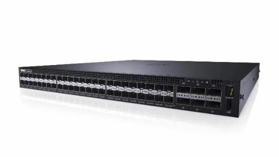 Picture of S4048-ON-RA Dell 48x10GBE Reverse Airflow Switch Dual Power W/Rails. Refurbished.