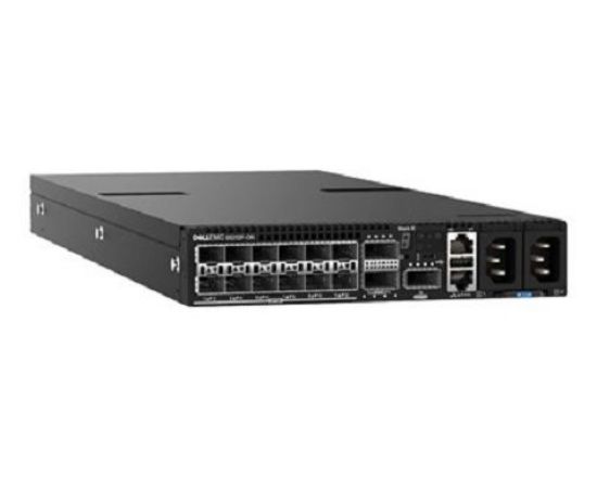 Picture of S4112T-ON-RA Dell Networking 12Port 10GBE Base-T 3p QSFP28 OS10 Switch. Refurbished.