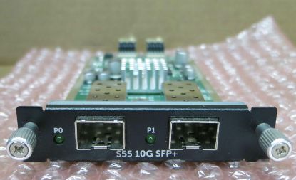 Picture of S55-10GE-2S DELL Force10 Networks 2 Port 10G SFP+ Optical Module. Refurbished.