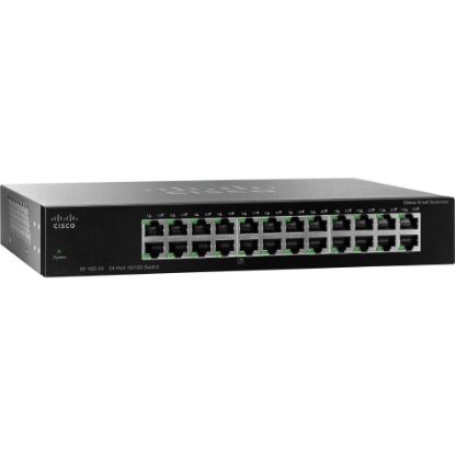 Picture of SF100-24 Cisco Small Business 24 Ports Ethernet Switch | Refurbished