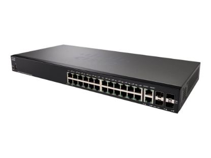 Picture of SF250-24P-K9-NA SF250-24P-K9 Cisco 250 Series 24 Ports Layer 2 Managed Switch | Refurbished