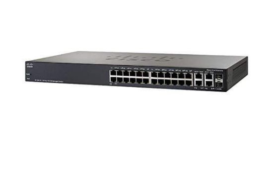 Picture of SF300-24MP-K9 Cisco Small Business 24 Ports Layer 3 Managed Switch | Refurbished