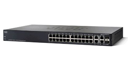 Picture of SF300-24PP-K9-NA Cisco Small Business 24 Ports Managed Switch | Refurbished
