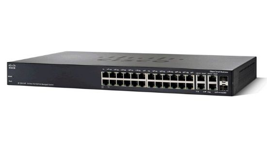 Picture of SF300-24PP-K9-NA Cisco Small Business 24 Ports Managed Switch | Refurbished