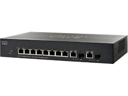 Picture of SF302-08MPP-K9-NA Cisco Small Business 10 Ports Layer 3 Managed Switch | Refurbished