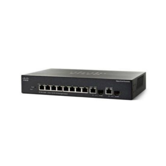 Picture of SF350-08-K9 Cisco Small Business 8 Ethernet Ports Managed Switch | Refurbished