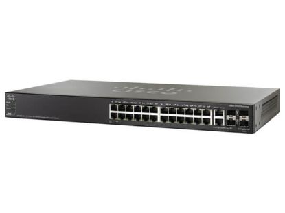 Picture of SF500-24-K9 Cisco Small Business 24 Ethernet Ports Managed Switch | Refurbished