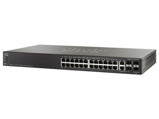 Picture of SF500-24-K9-NA Cisco Small Business 24 Ethernet Ports Managed Switch | Refurbished