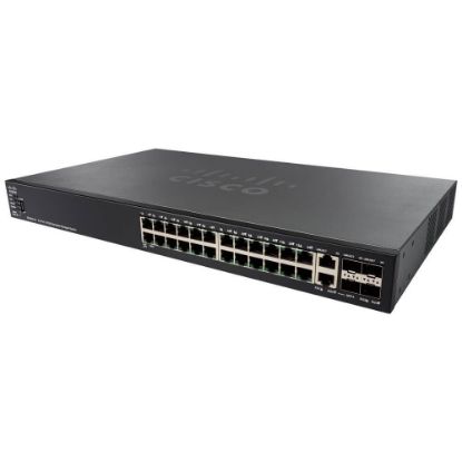 Picture of SF550X-24MP-K9-NA Cisco Small Business 24 Ports Managed Switch | Refurbished