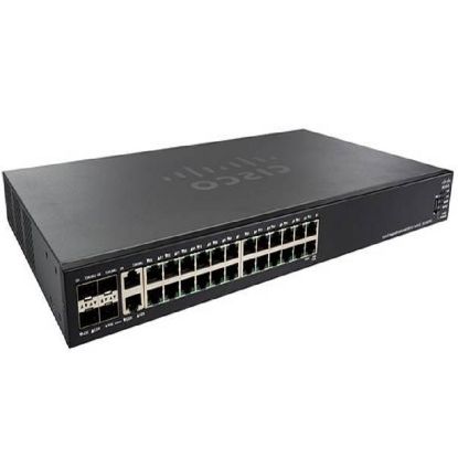 Picture of SF550X-24P-K9 Cisco Small Business 24 Ports Layer 3 Managed Switch | Refurbished