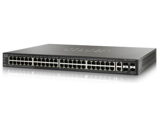 Picture of SF550X-48P-K9-NA Cisco Small Business 48 PoE+ Ethernet Ports Layer 3 Managed Switch | Refurbished