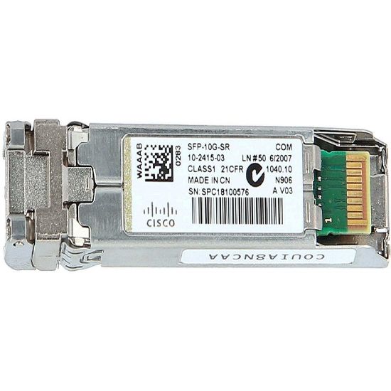 Picture of SFP-10G-SR Cisco 10Gbps Multi-mode Fiber 850nm SFP+Transceiver | Refurbished