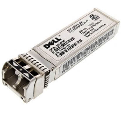 Picture of SFP-16GFC-SW Dell 16G Fibre Channel (16GFC) SFP+ 100M Optical Transceiver. Refurbished.