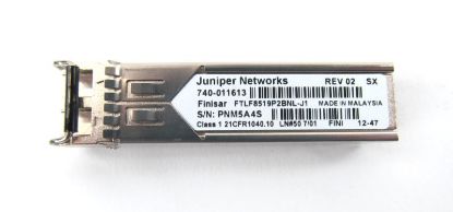 Picture of SFP-1GE-SX Juniper 1000BASE-SX SFP 850NM MMF 550M LC Connector. New Bulk Pack.