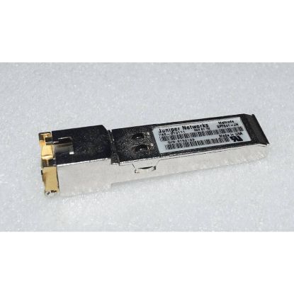 Picture of SFP-1GE-T Juniper JX SFP Mini GBIC Transceiver Module RJ-45 Plug In Module. Refurbished.