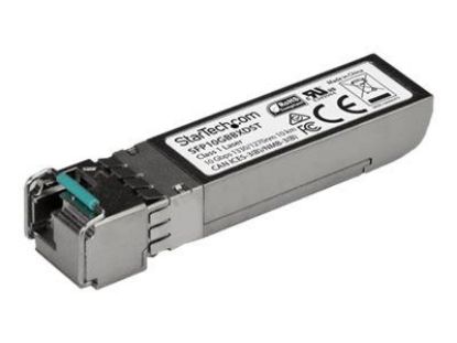 Picture of SFP10GBBXDST Startech Msa Compliant 10 Gigabit Fiber Sfp+ Transceiver Module - 10gbase-Bx (Downstream)-SM LC-10 Km - Sfp+ Transceiver Module-10 Gigabit Ethernet. New Retail Factory Sealed With Full Manufacturer Warranty.