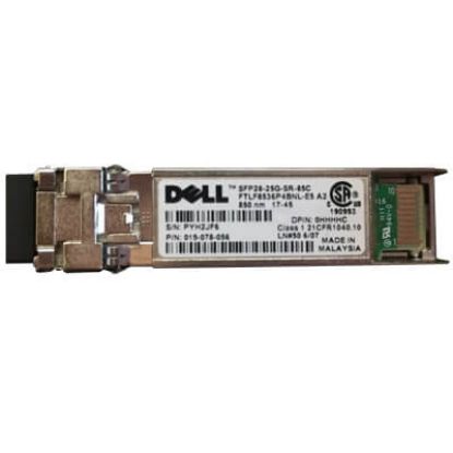 Picture of SFP28-25G-SR-85C Dell 25GB/S 850NM Short Wavelength SFP+ Transceiver. Brand New.