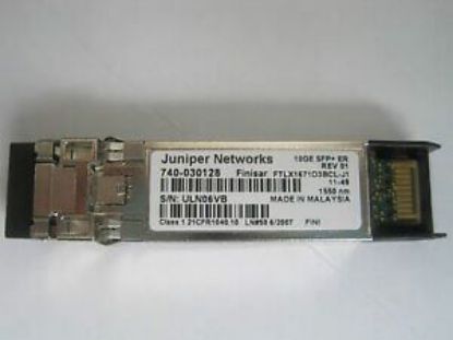 Picture of SFPP-10GE-ER Juniper SFP Transceiver,1 X 10GBASE ER SMF 1550NM FOR 40KM Transmission. New Factory Sealed 3 Years Juniper Warranty.