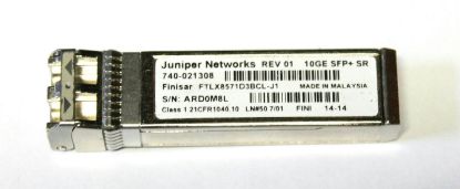 Picture of SFPP-10GE-SR Juniper 10gbase-Sr Sfp+ Module Sfp+ 10ge Pluggable Transceiver Mmf 850nm For 300m Transmission. New Bulk Pack.