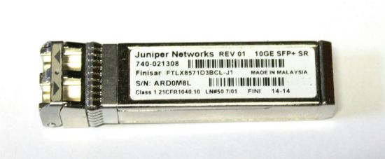 Picture of SFPP-10GE-SR Juniper 10gbase-Sr Sfp+ Module Sfp+ 10ge Pluggable Transceiver Mmf 850nm For 300m Transmission. New Bulk Pack.
