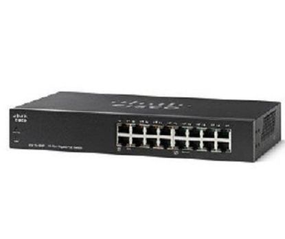 Picture of SG110-16HP Cisco Small Business 16 Ports Layer 2 Unmanaged Switch | Refurbished