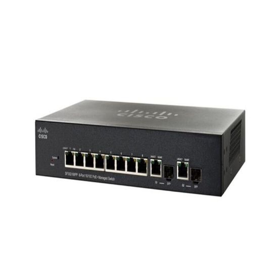 Picture of SG300-10PP-K9 Cisco Small Business 10 Ports Managed Switch | Refurbished