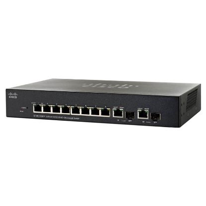 Picture of SG300-10SFP-K9 Cisco Small Business SG300-10SFP Model 10 Ports Managed Switch | Refurbished