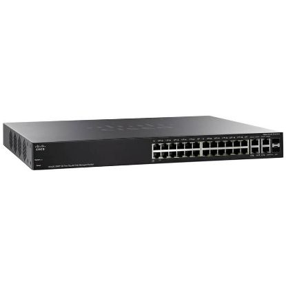 Picture of SG300-28MP-K9-NA Cisco Small Business 300 Series 28 Ports Layer 3 Managed Switch | Refurbished