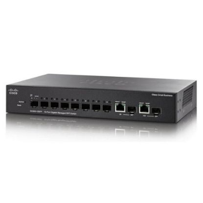 Picture of SG350-10SFP-K9-NA 250 Cisco Series 10 Ports Managed Switch | Refurbished